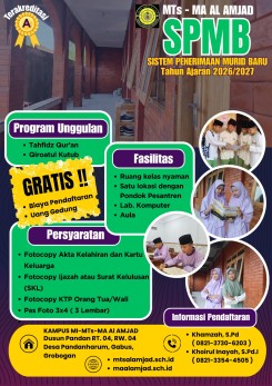 PPDB MTs MA AL AMJAD